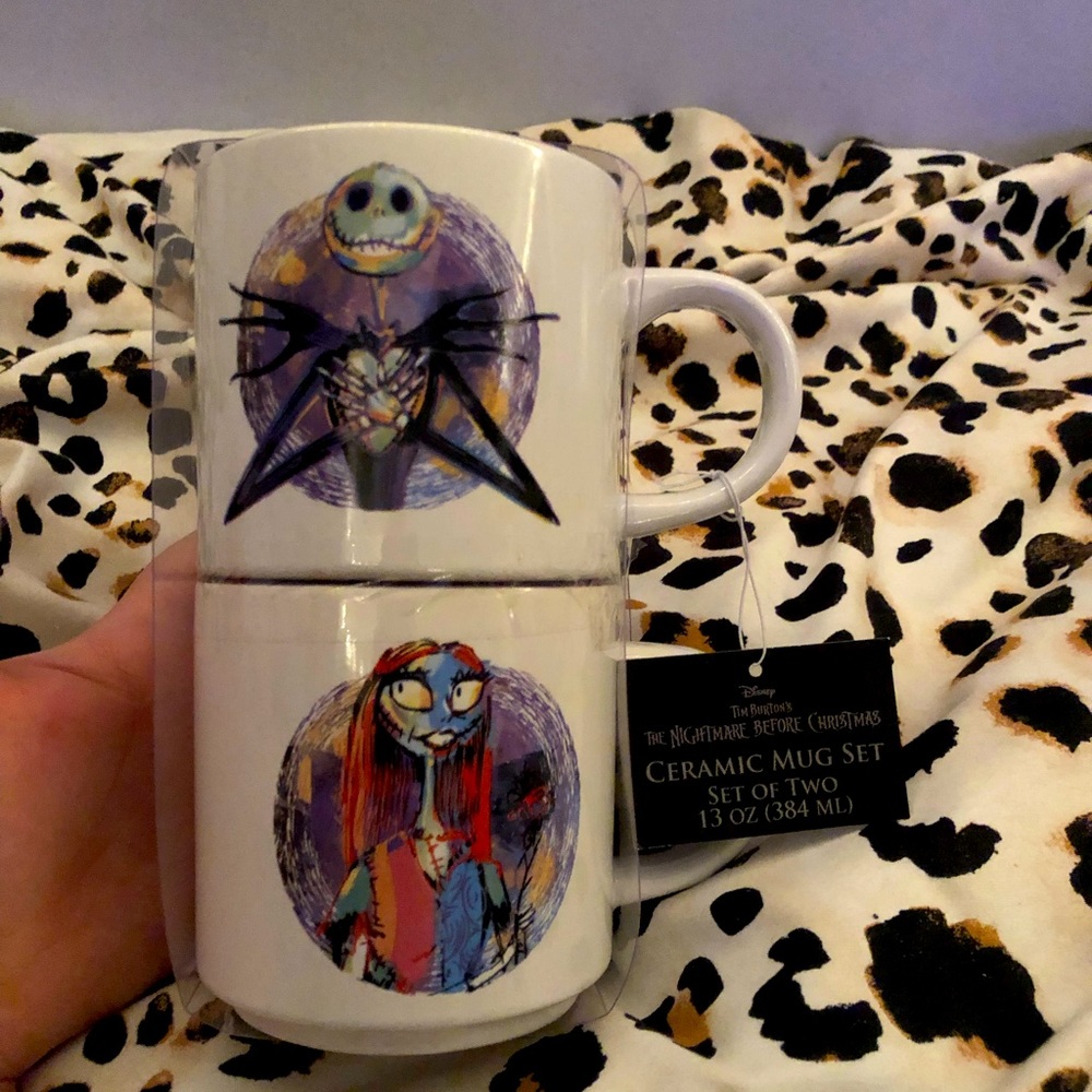 Nightmare Before Christmas Double Ceramic Mugs